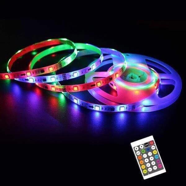 10m Colour Changing LED Light Strip (Remote Included)